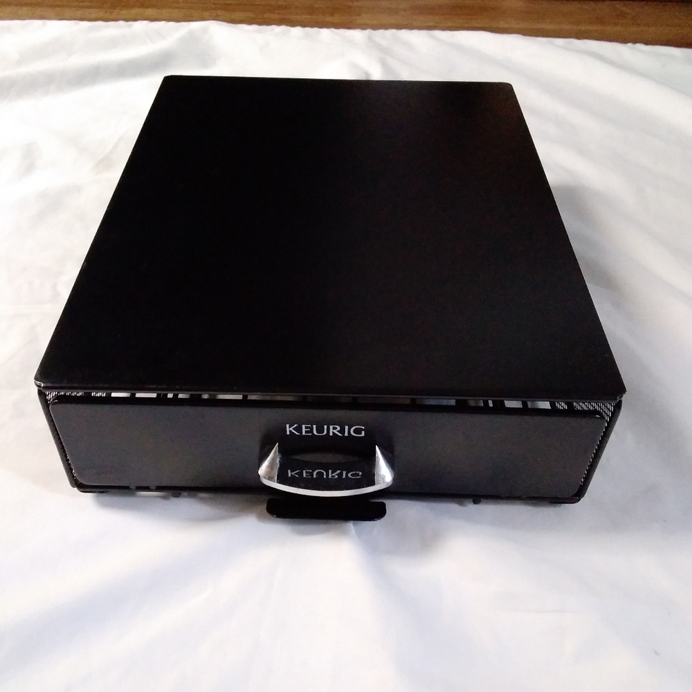 Keurig Black Coffee Pod Storage Drawer
